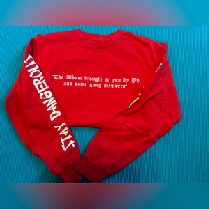 YG 400 4HUNNID BRAND RED LONG SLEEVE LINITED EDITION NOT SOLD ANYMORE